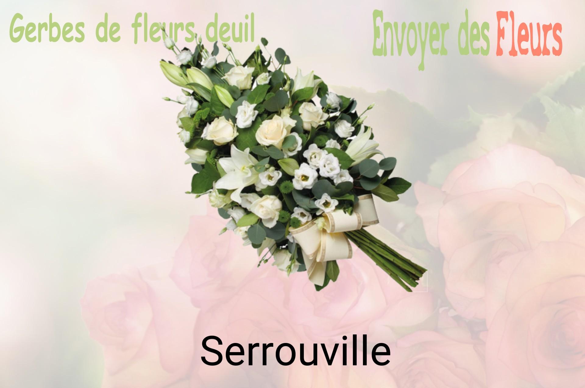 Gerbe de fleurs de deuil livrée à Serrouville